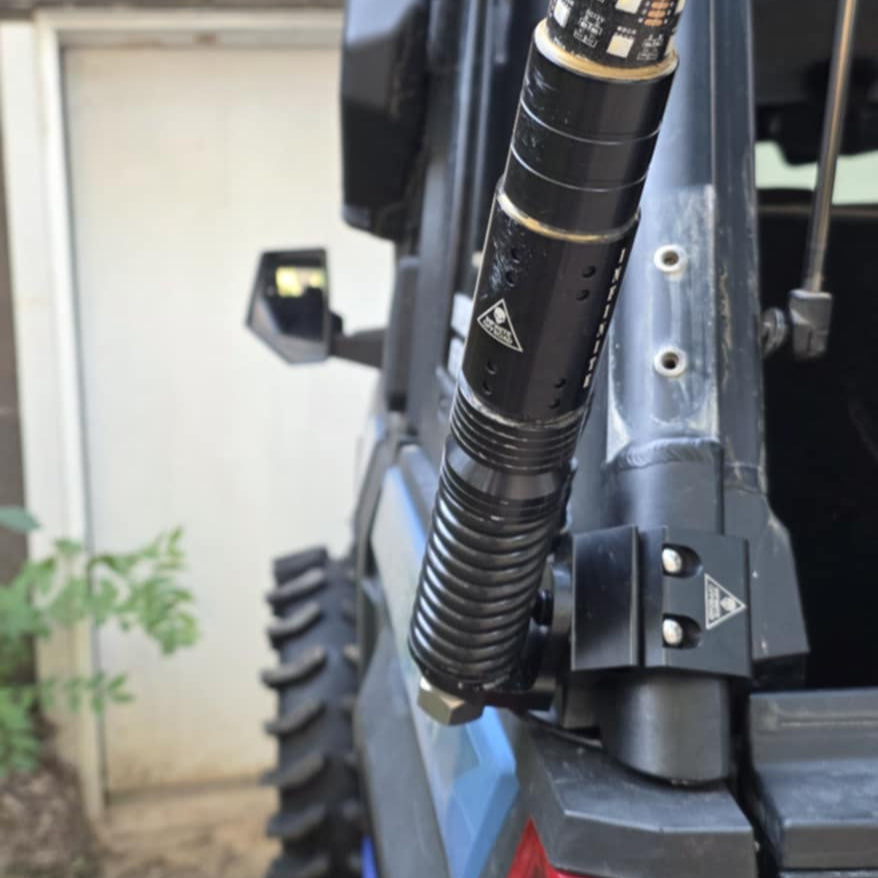 Whip Tube Mount: 360° Adjustable Bracket