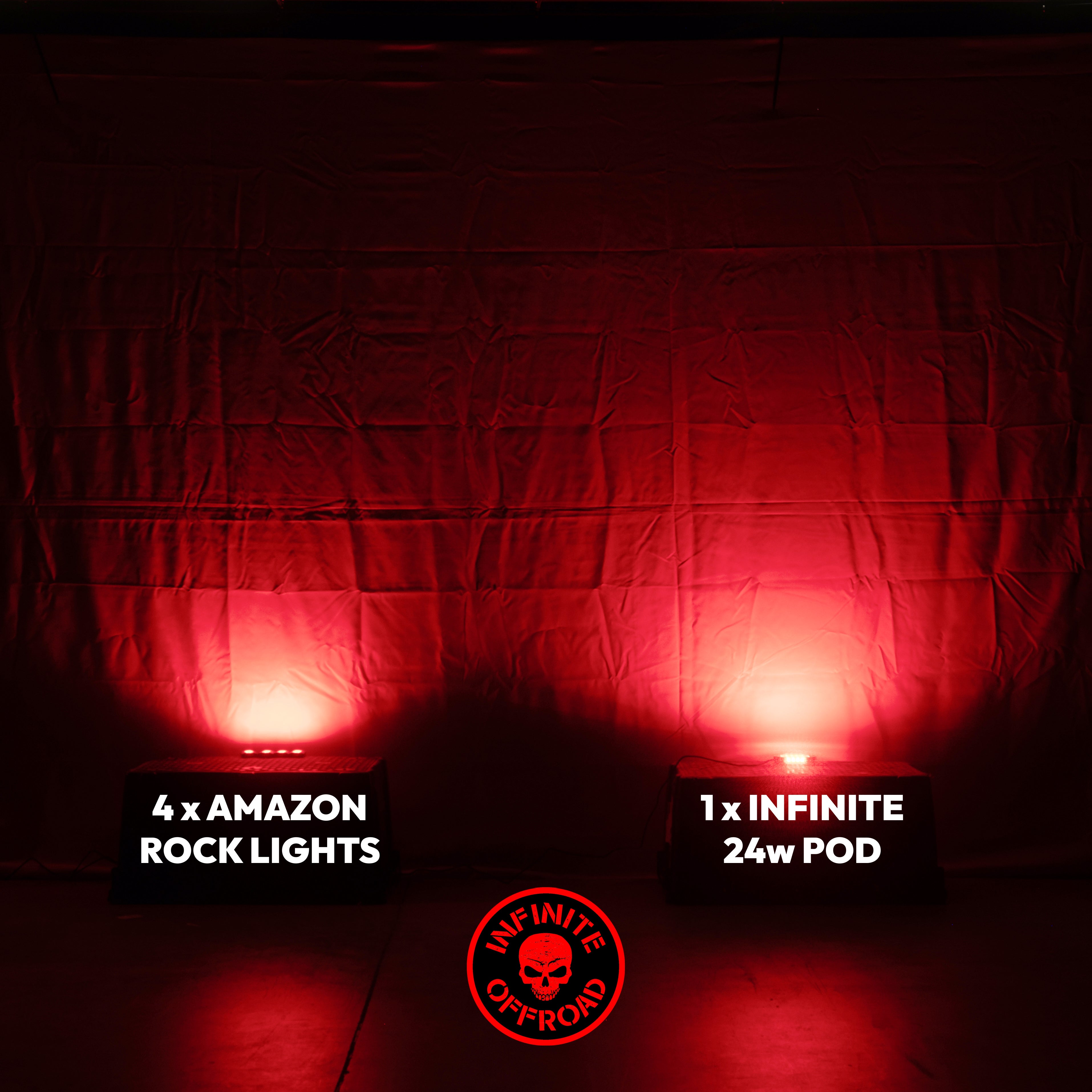(UTV) RGB+W Rock Light Kit