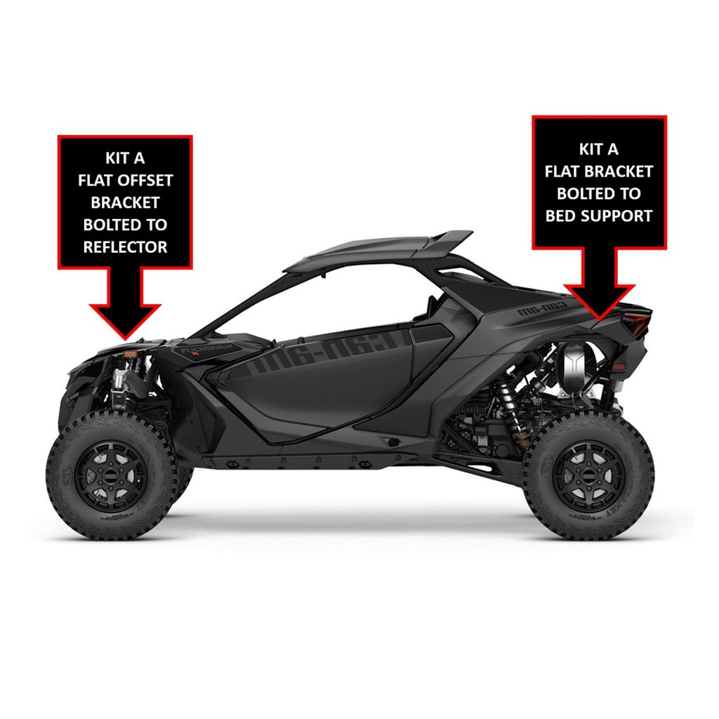 Can-Am X3, Maverick R, Defender Specific Rock Light Bracket Mounts