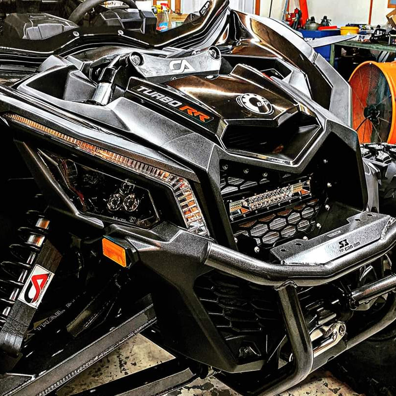 Can-Am Maverick X3 Grille w/ 102w Light Bar