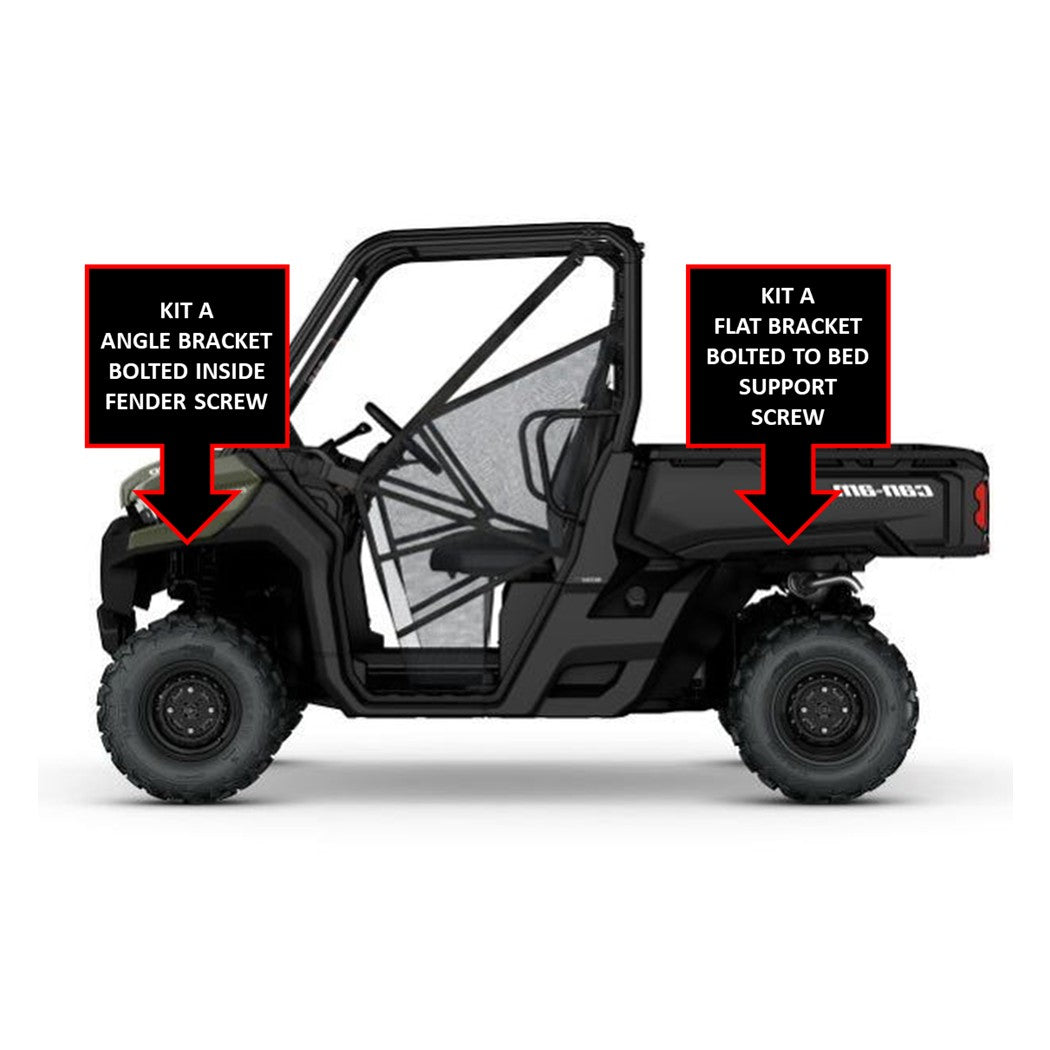 Can-Am X3, Maverick R, Defender Specific Rock Light Bracket Mounts