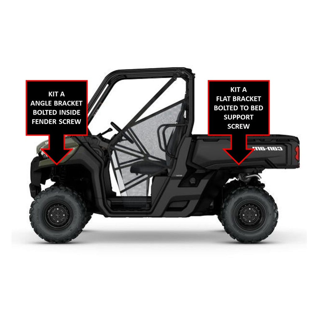Can-Am X3, Maverick R, Defender Specific Rock Light Bracket Mounts