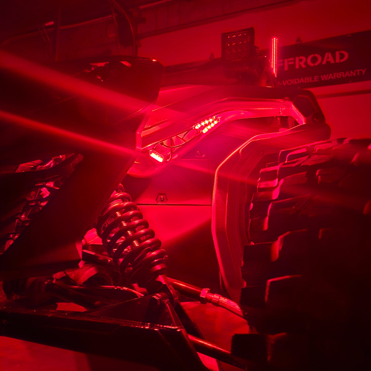 (UTV) RGB+W LUX Monster Magnetic Rock Light Kit