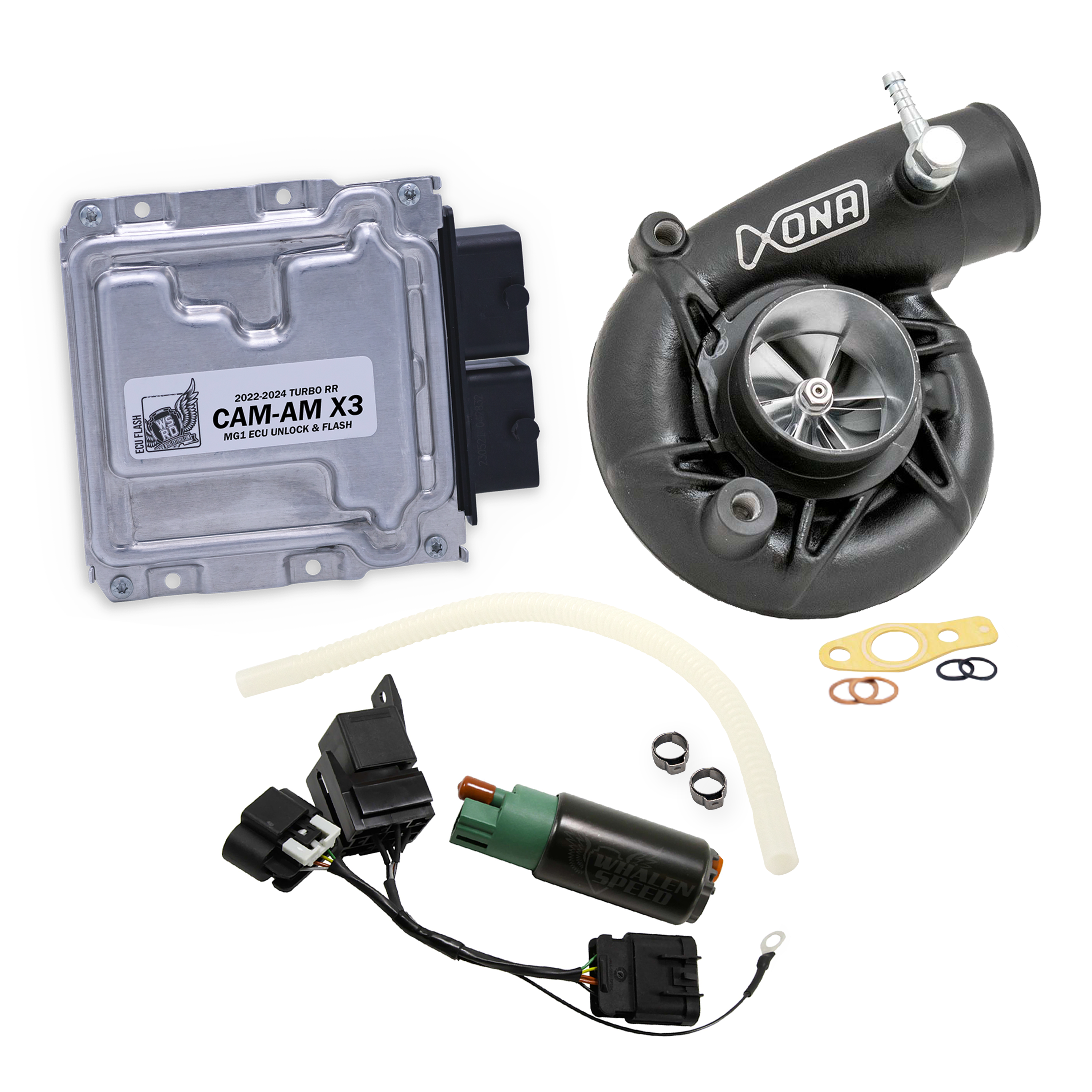 WSRD Green Turbocharger MG1 ECU Unlock & Flash | 2024-2026 Can-Am X3 Turbo RR (250-305HP)