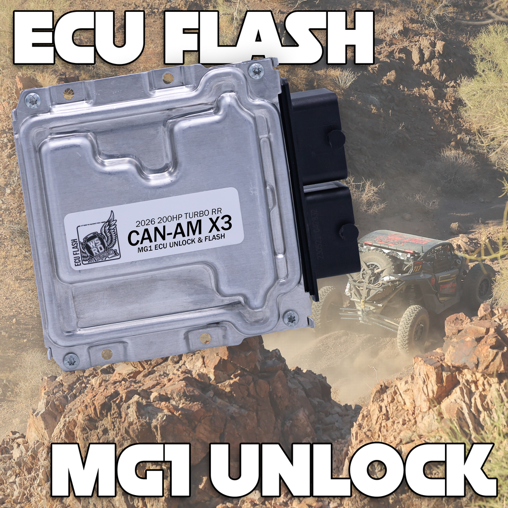 WSRD Stock Injector MG1 ECU Unlock & Flash | 2026 Can-Am X3 Turbo RR (233HP-247HP)