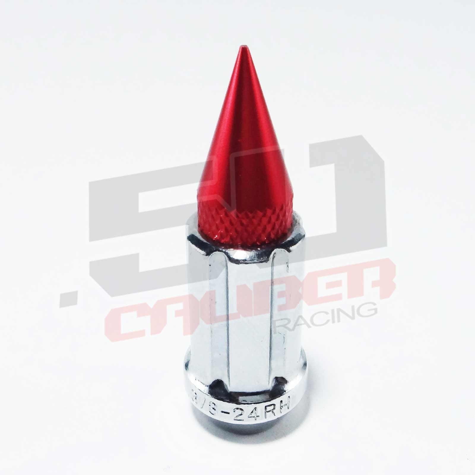 10 x 1.25 mm Spiked Lug nuts Chrome - 16 Pack