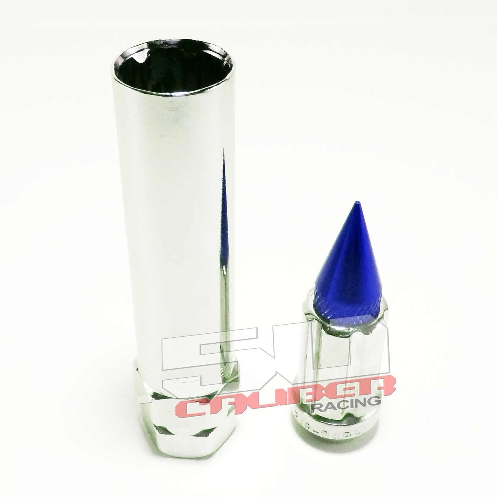 12 x 1.25 mm Chrome Spiked Lug Nuts - 16 Pack