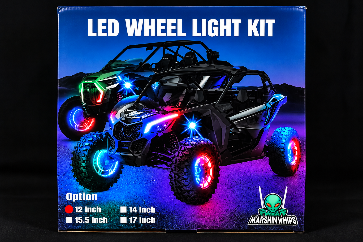 Apollo RGB Wheel Lights Kit - Set of 4 (Harness Included)