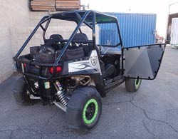 50 Cal RZR Doors White on Black