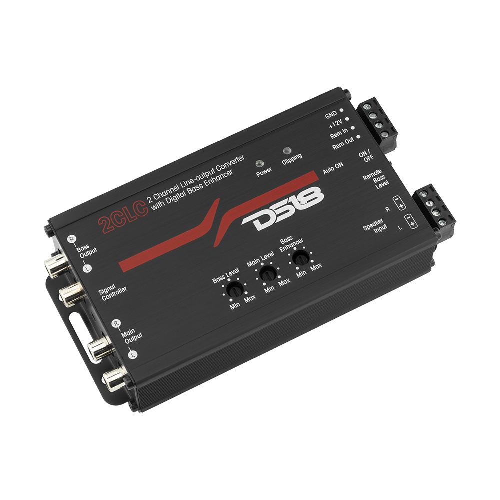 2-Channel Line Output Converter with Digital Bass Enhancer