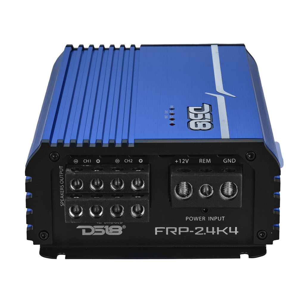 FRP Compact 4-Channel Full-Range Class-D Amplifier | 2400W RMS