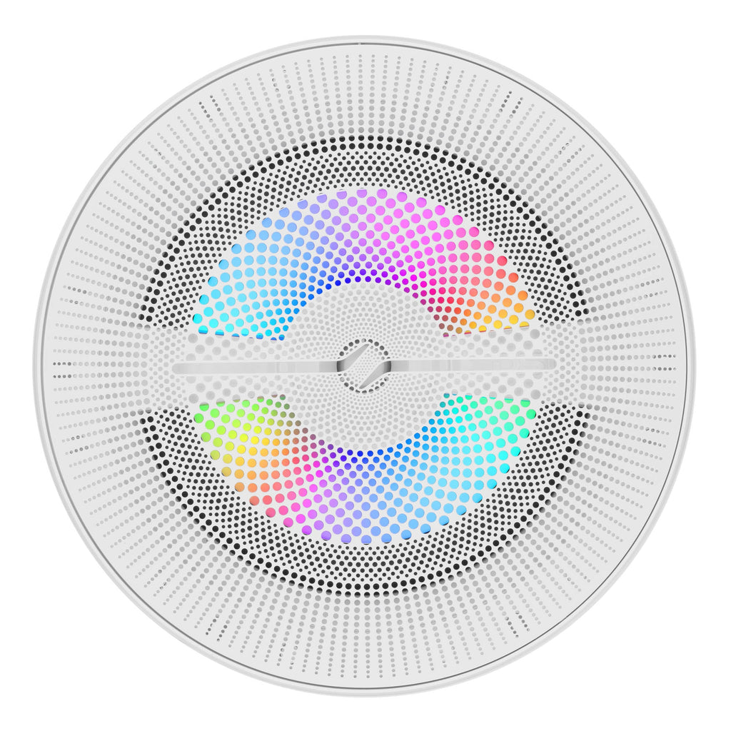 Luxury 8” 2-Way Marine Coaxial Speaker with Digital LED Lights and Flush Magnetic Mount Grille | 175W RMS 4-Ohm