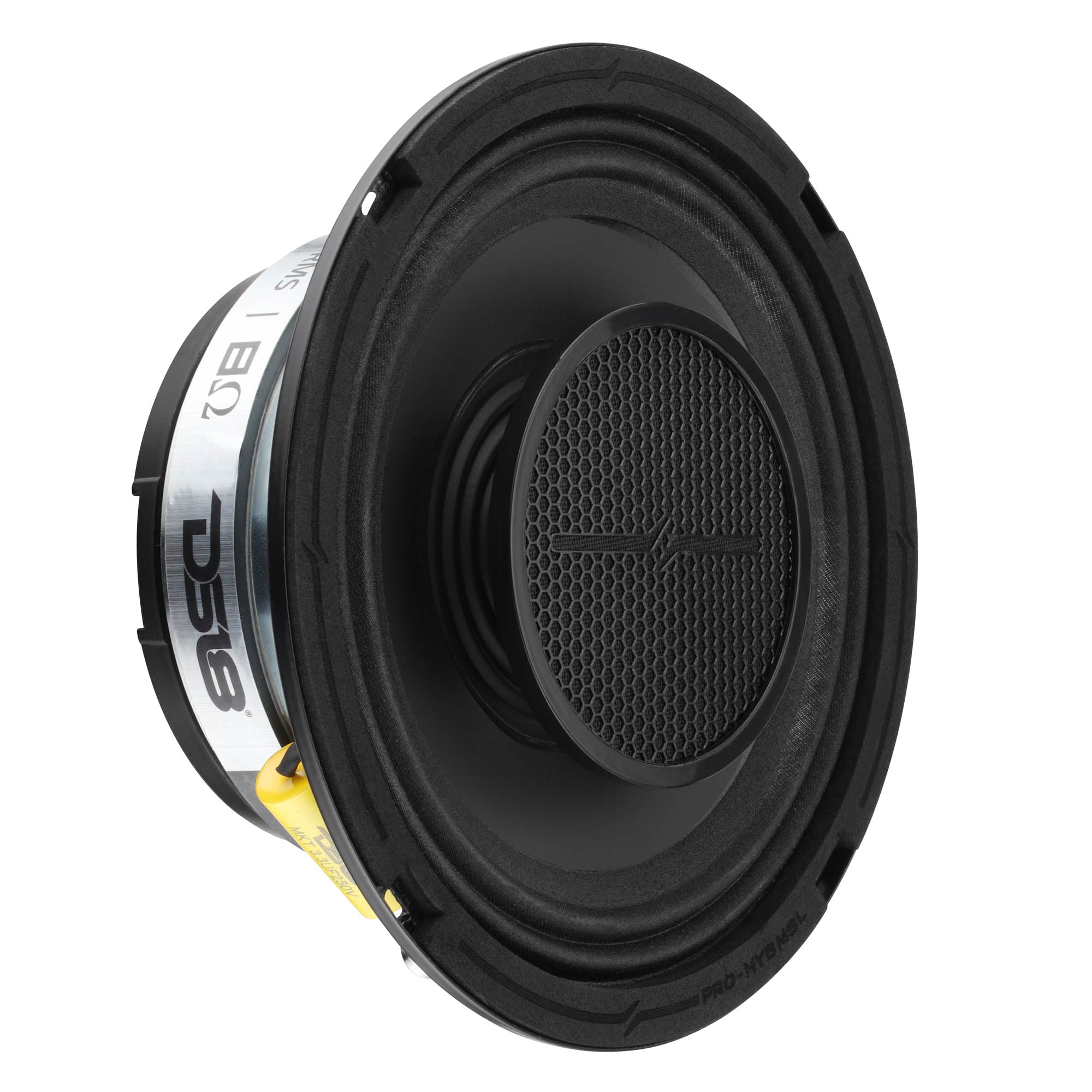 PRO 6.5" Shallow Coaxial Hybrid Mid-Range Loudspeaker with Built-in Driver | 150W RMS 8-Ohm