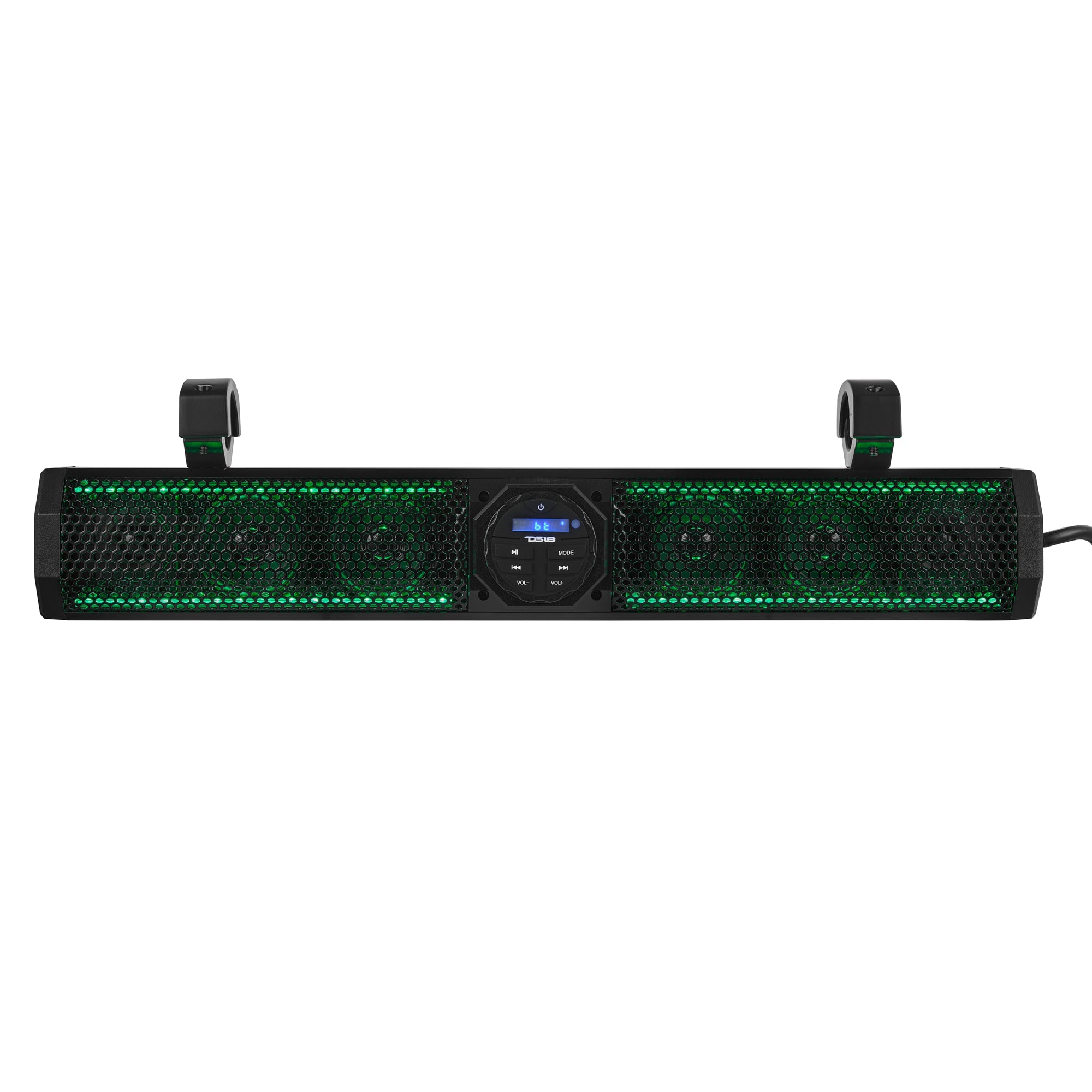 26" Marine Amplified Soundbar with Bluetooth USB & RGB Lighting 6 Speakers 600 Watts