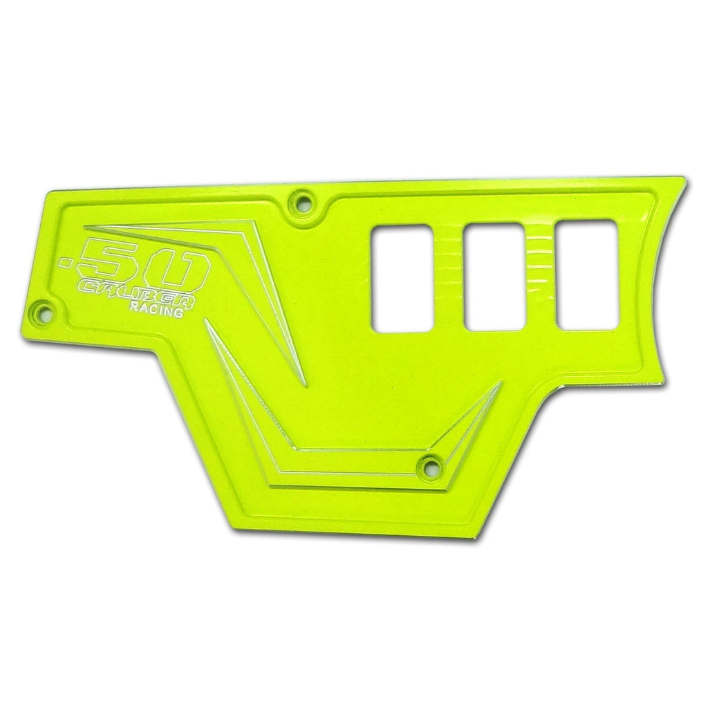 XP1000 3 piece Dash Panel Lime Squeeze with switches