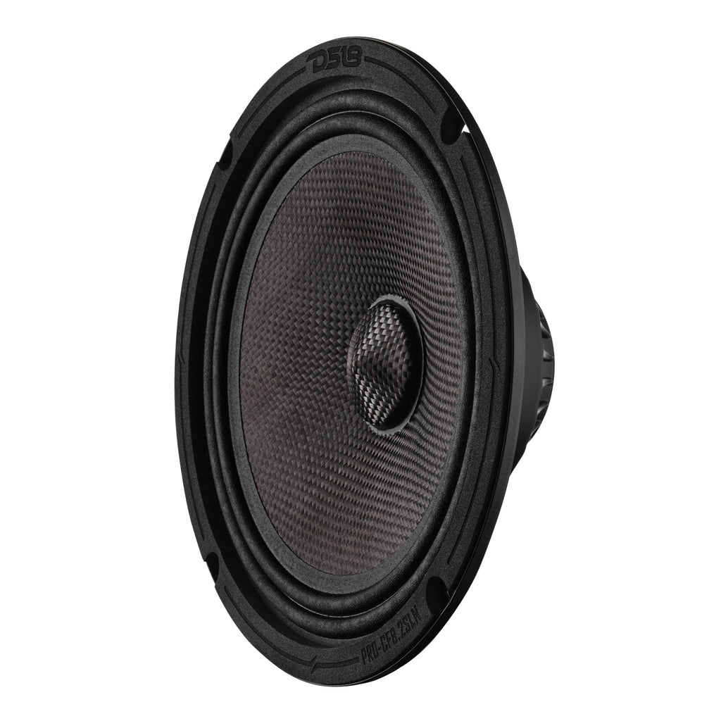 8” Slim Motorcycle & Motorsports Loudspeaker With Neodymium Magnet and Water Resistant Carbon Fiber Cone | 200W RMS 2-Ohm