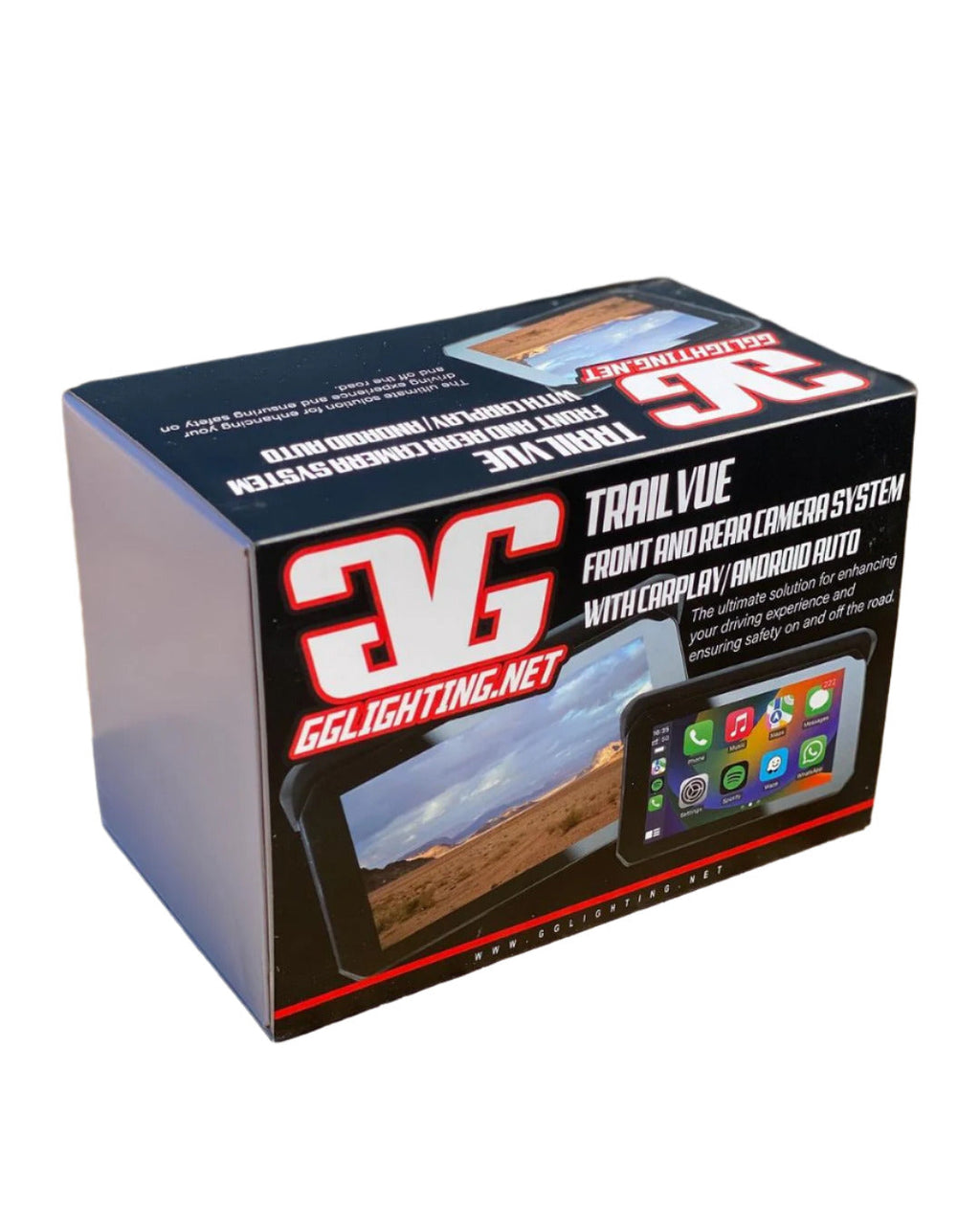 TrailVue Front and Rear Camera System with Carplay/Android Auto