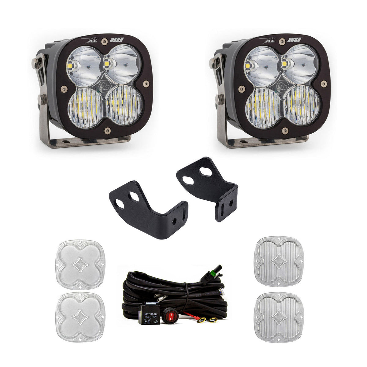 Baja Designs Kawasaki Teryx KRX XL80 A-Pillar Light Kit (2020-2024)