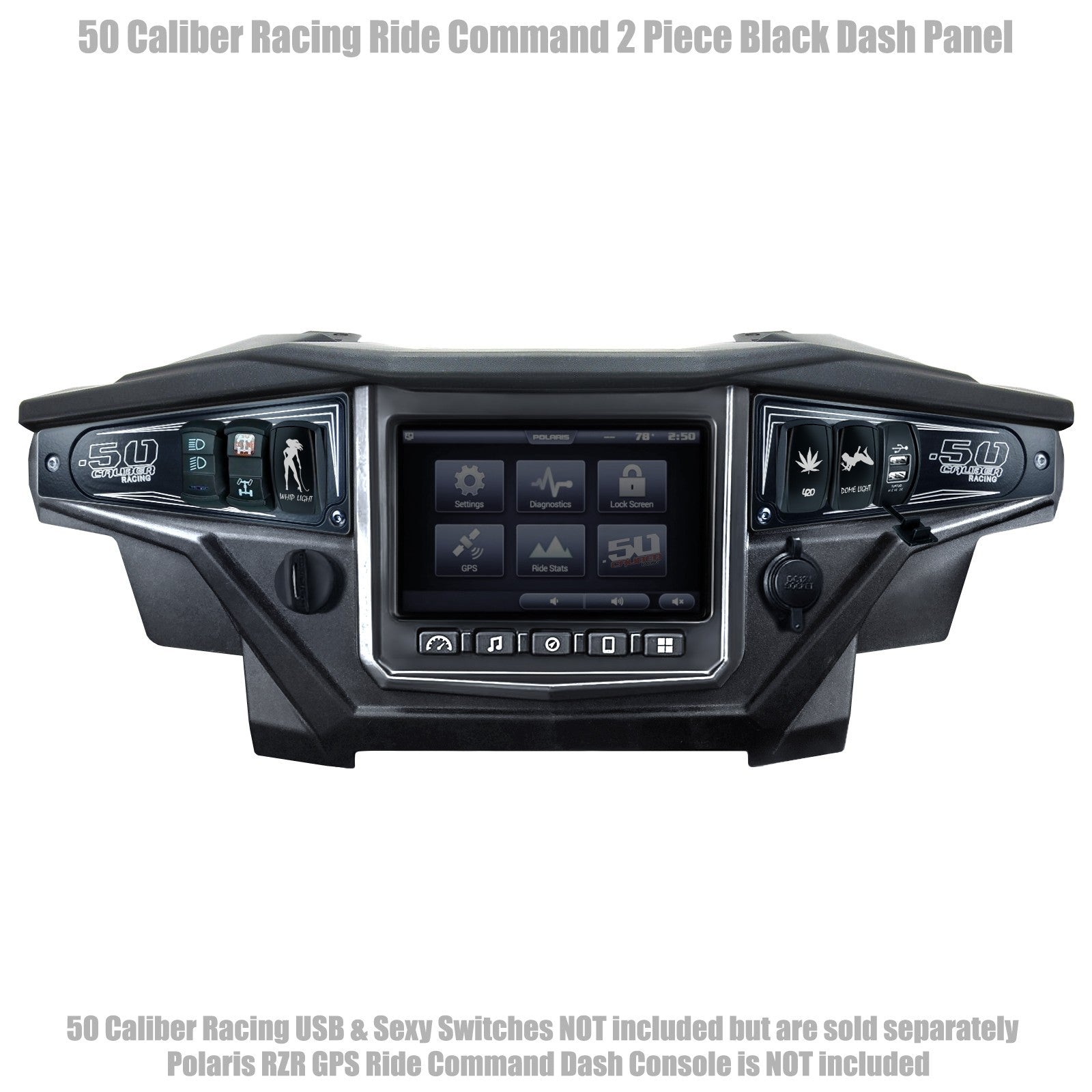 Ride Command XP1000 6 Switch Dash Panel