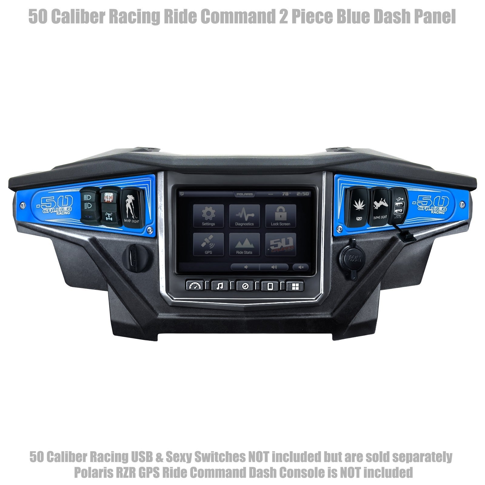 Ride Command XP1000 6 Switch Dash Panel