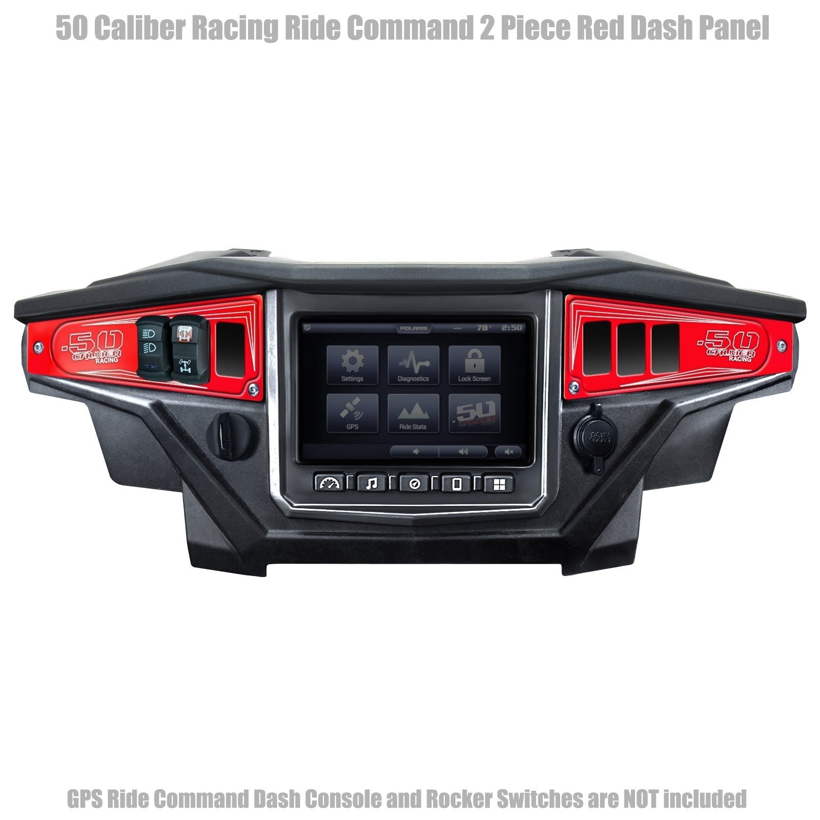 Ride Command XP1000 6 Switch Dash Panel
