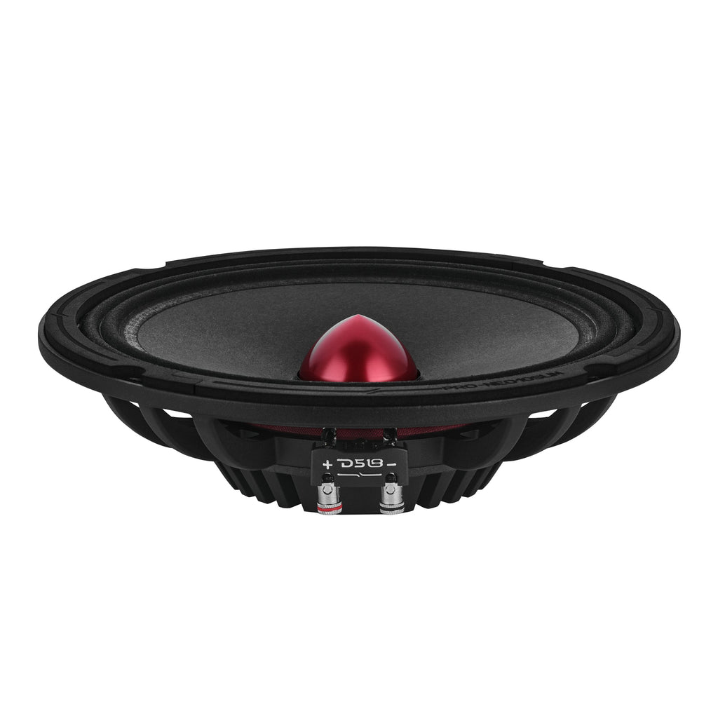 PRO 10" Slim Neodymium Mid-Range Loudspeaker with Bullet | 250W RMS 4-Ohm