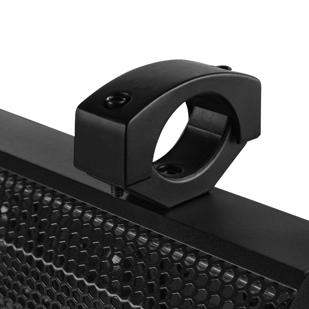26" Marine Amplified Soundbar with Bluetooth USB & RGB Lighting 6 Speakers 600 Watts