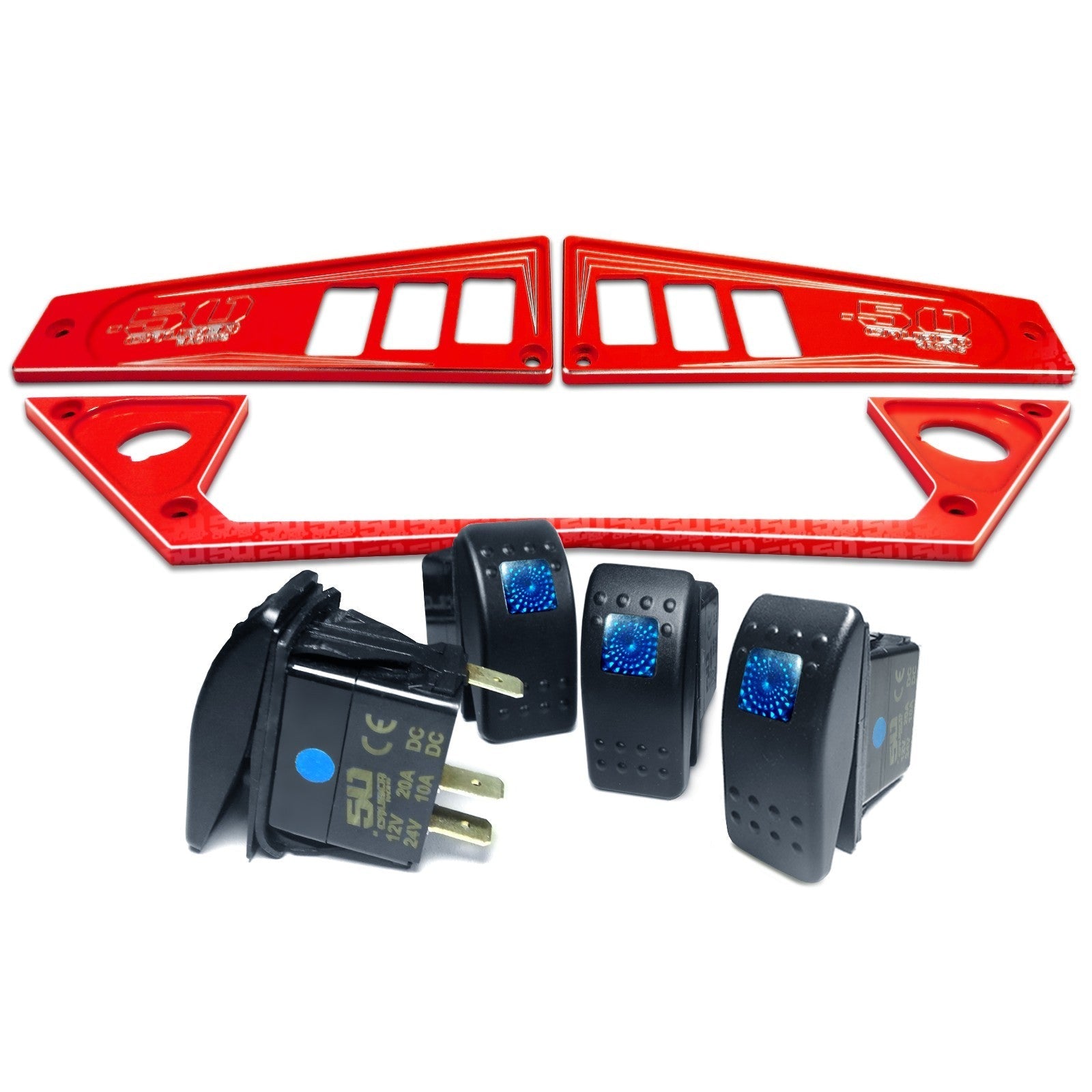 Ride Command XP1000 6 Switch Dash Panel