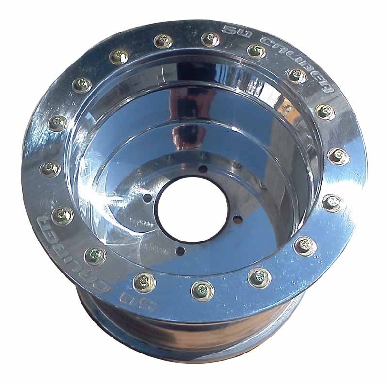 12x8 Beadlock wheel 4x115 .190 4/4 polished