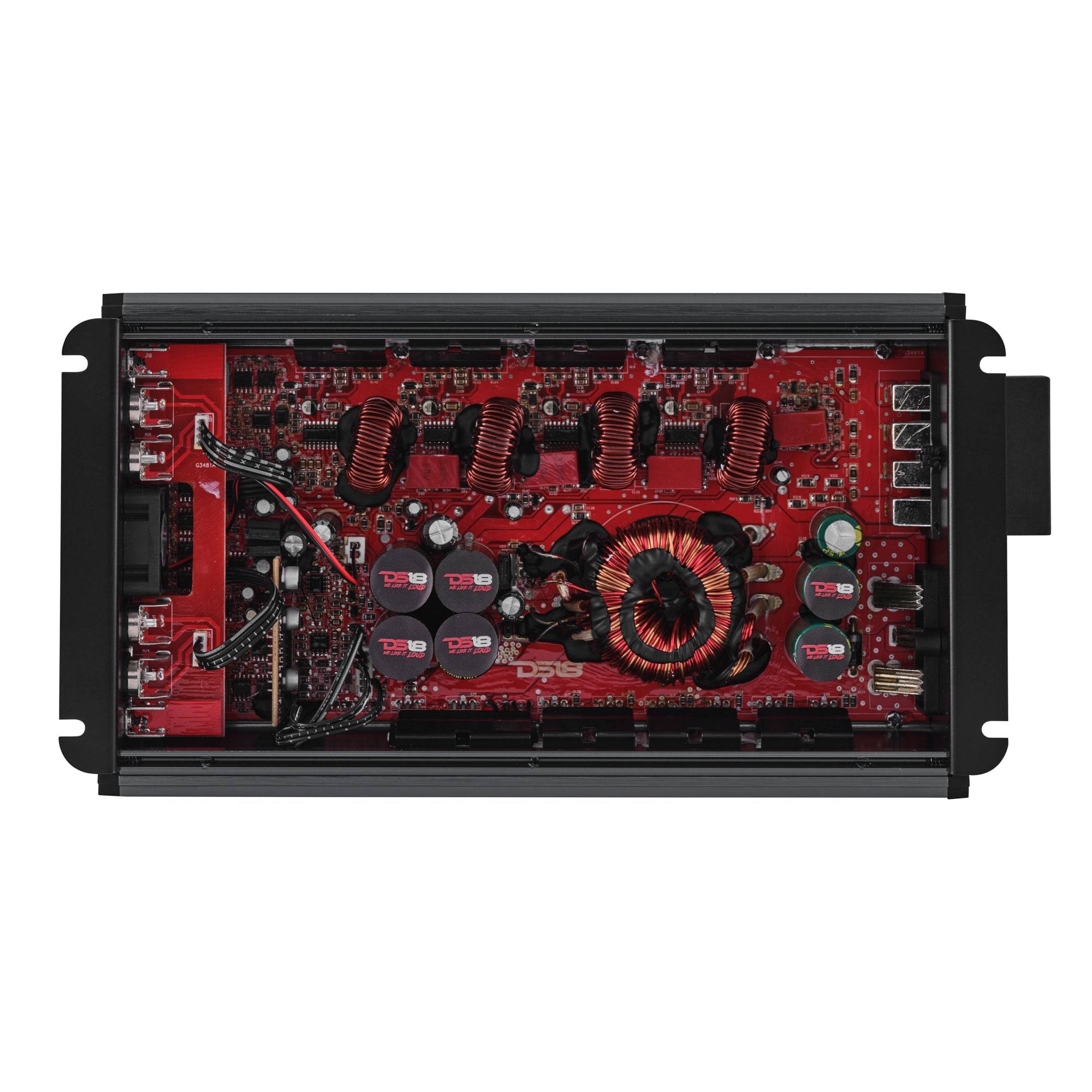 FRP Compact 4-Channel Full-Range Class-D Amplifier | 2400W RMS