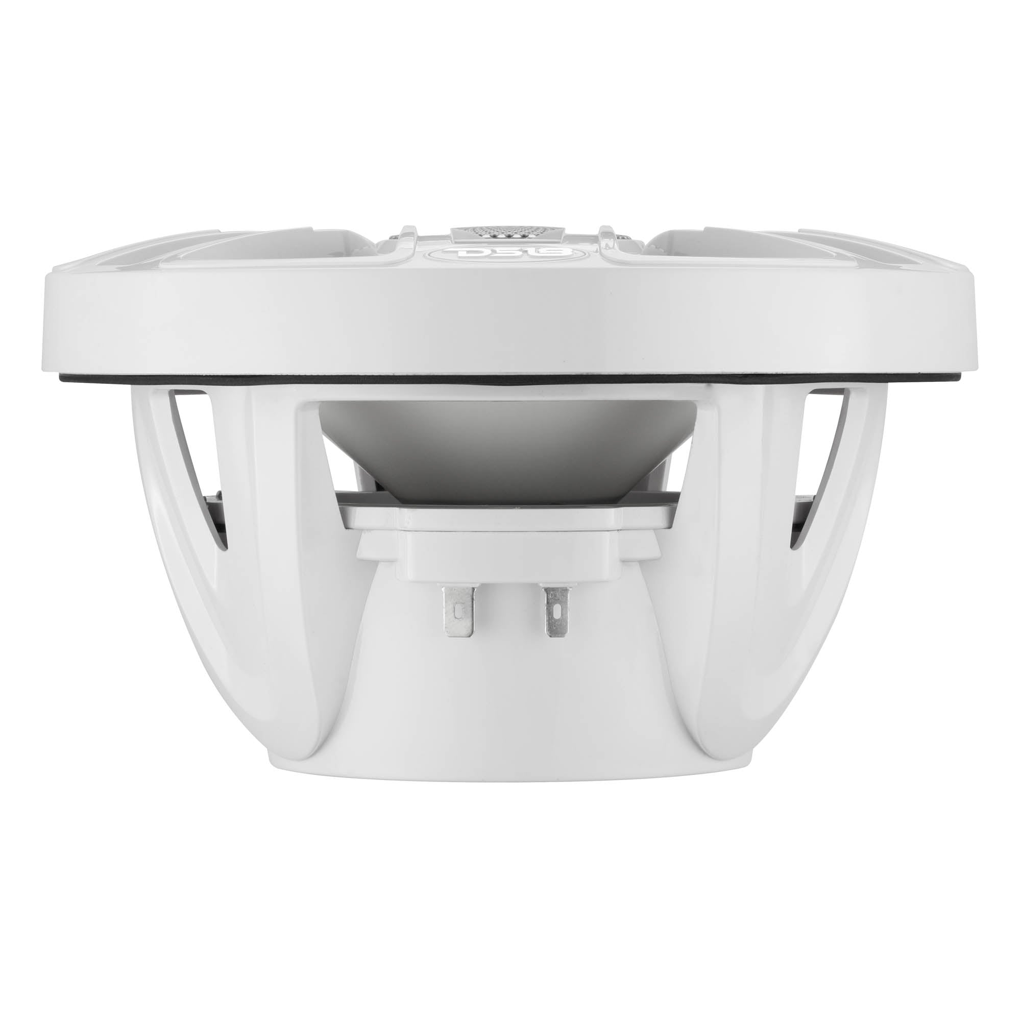 NXL 7.7” 2-Way Coaxial Marine Speaker with Bullet Tweeter, Digital LED Lights & White Deck LED | 175W RMS 4-Ohm