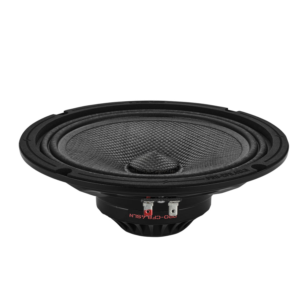 8” Slim Motorcycle & Motorsports Loudspeaker With Neodymium Magnet and Water Resistant Carbon Fiber Cone | 200W RMS 4-Ohm
