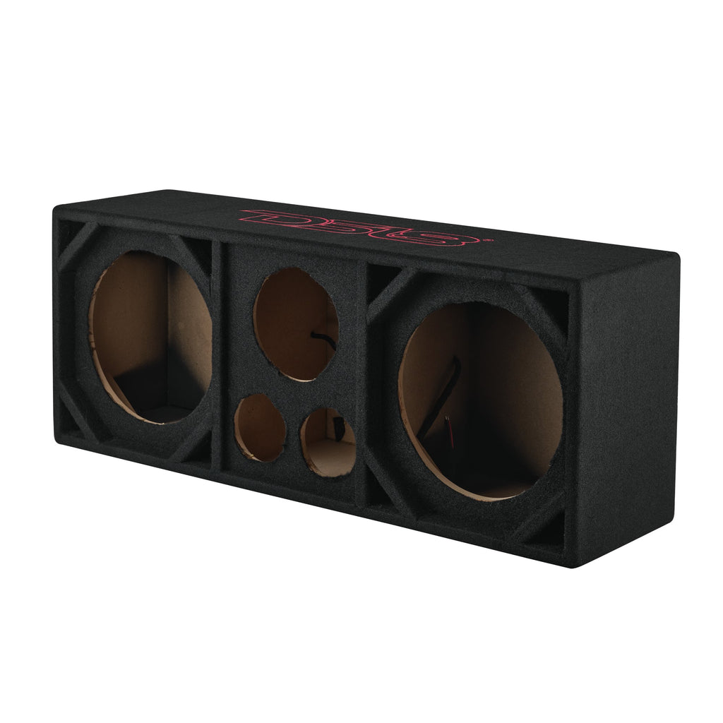 Dual 10” + Dual 4” Tweeter + 2” Driver Ported Empty Voceteo Enclosure | Speakon-Ready