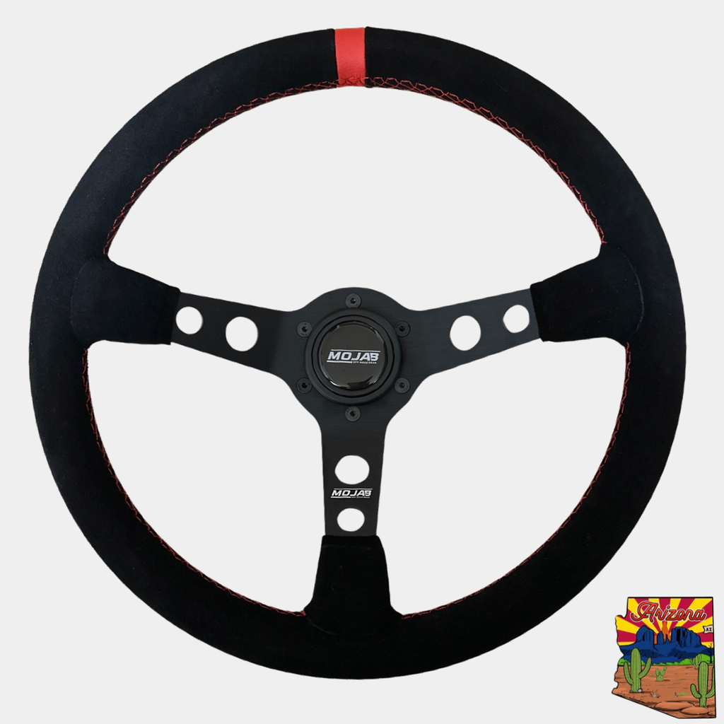 13.5''  MOJAB Deep Dish Steering Wheel Leather or Suede