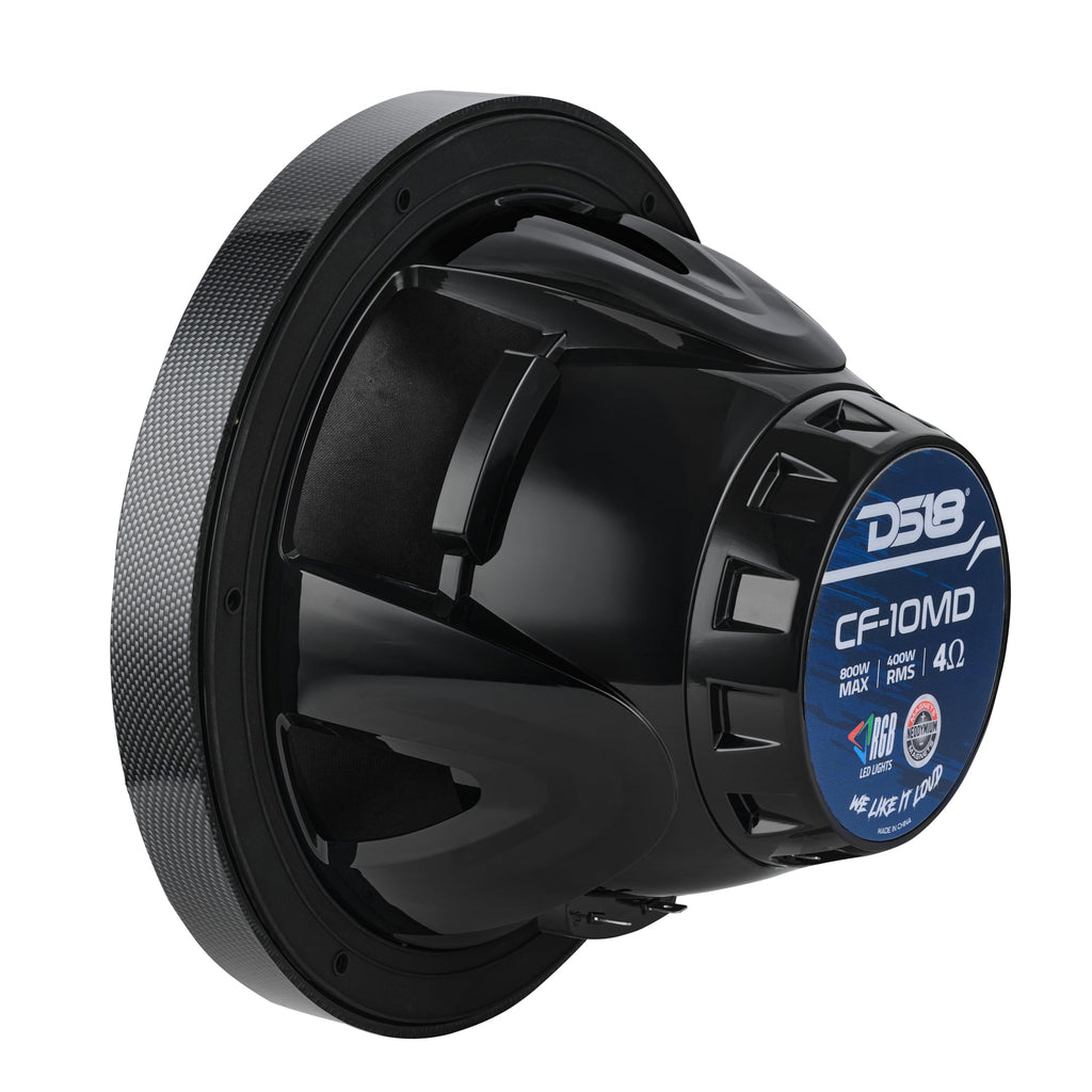 10” Marine 2-Way Hybrid Speaker with RGB LED, Compression Driver and Neodymium Magnet | 450W RMS 4-Ohm