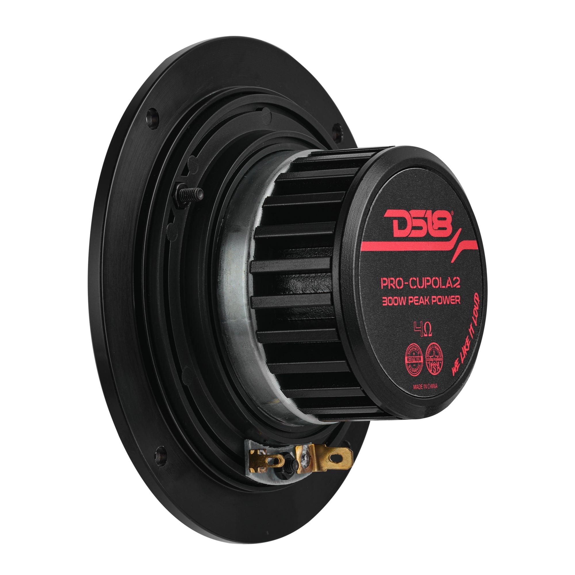 4" High End Professional Soft Dome Mid Range Loudspeaker with Neodymium Magnet | 200W RMS 4-Ohm