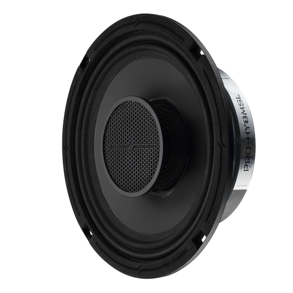 PRO 8" Shallow Coaxial Hybrid Mid-Range Loudspeaker with Built-in Driver | 200W RMS 8-Ohm