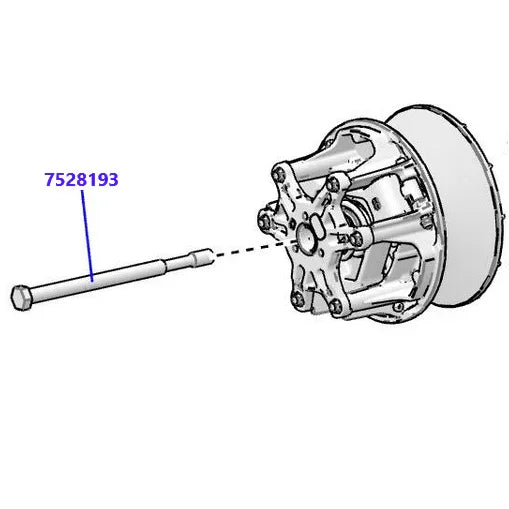 Polaris Patriot Boost / 9r P22 Titanium Primary Clutch Bolt # 7528193 / 7520526 M14X1.5X180 - RPM SXS