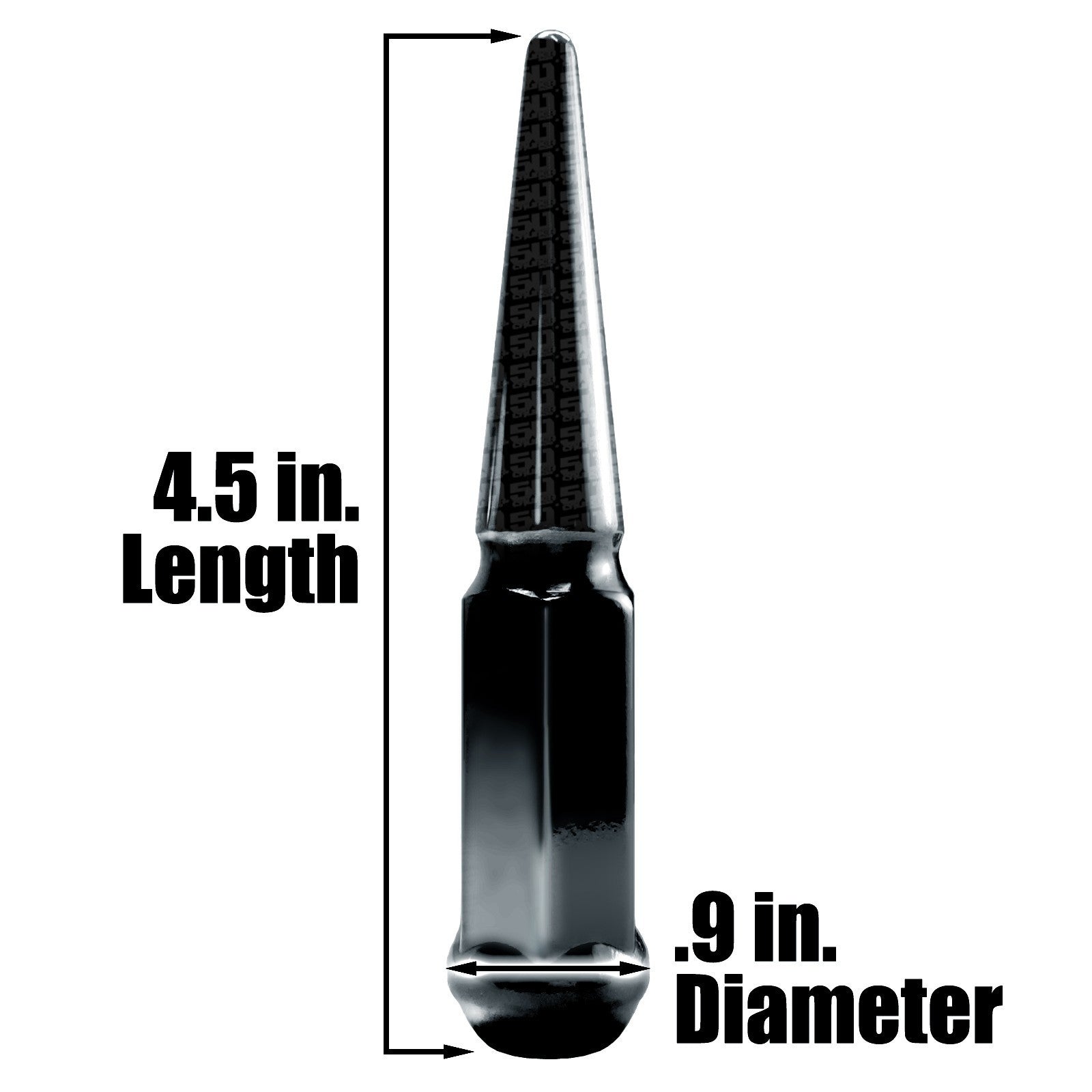 4pc 4.5in Spike Lug Nuts