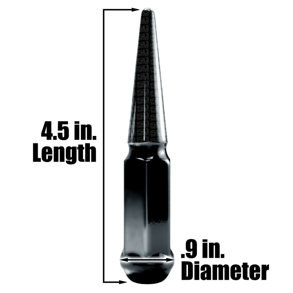 4pc 4.5in Spike Lug Nuts