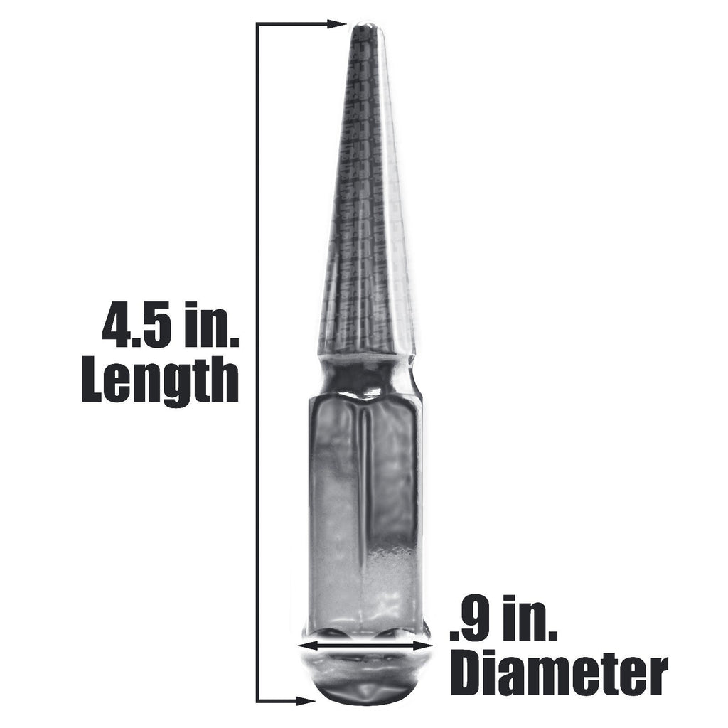 4pc 4.5in Spike Lug Nuts