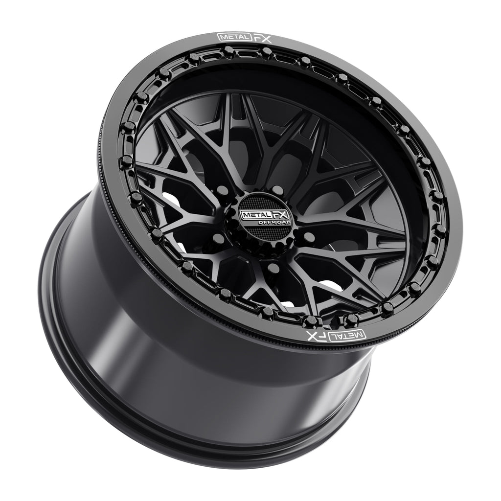Alpha R Beadlock | Satin Black w/ Gloss Black Ring