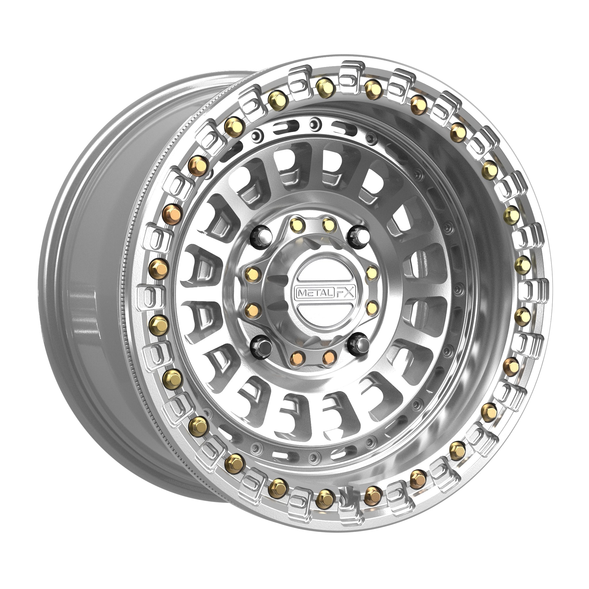 Sicario Beadlock | Gloss Silver Machined