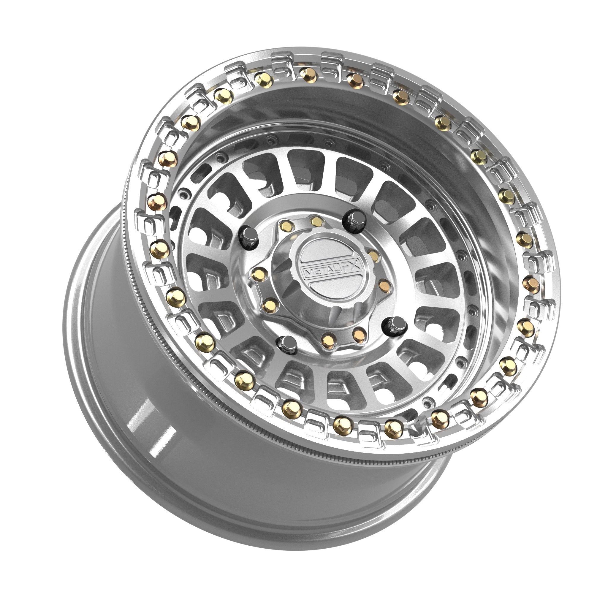 Sicario Beadlock | Gloss Silver Machined