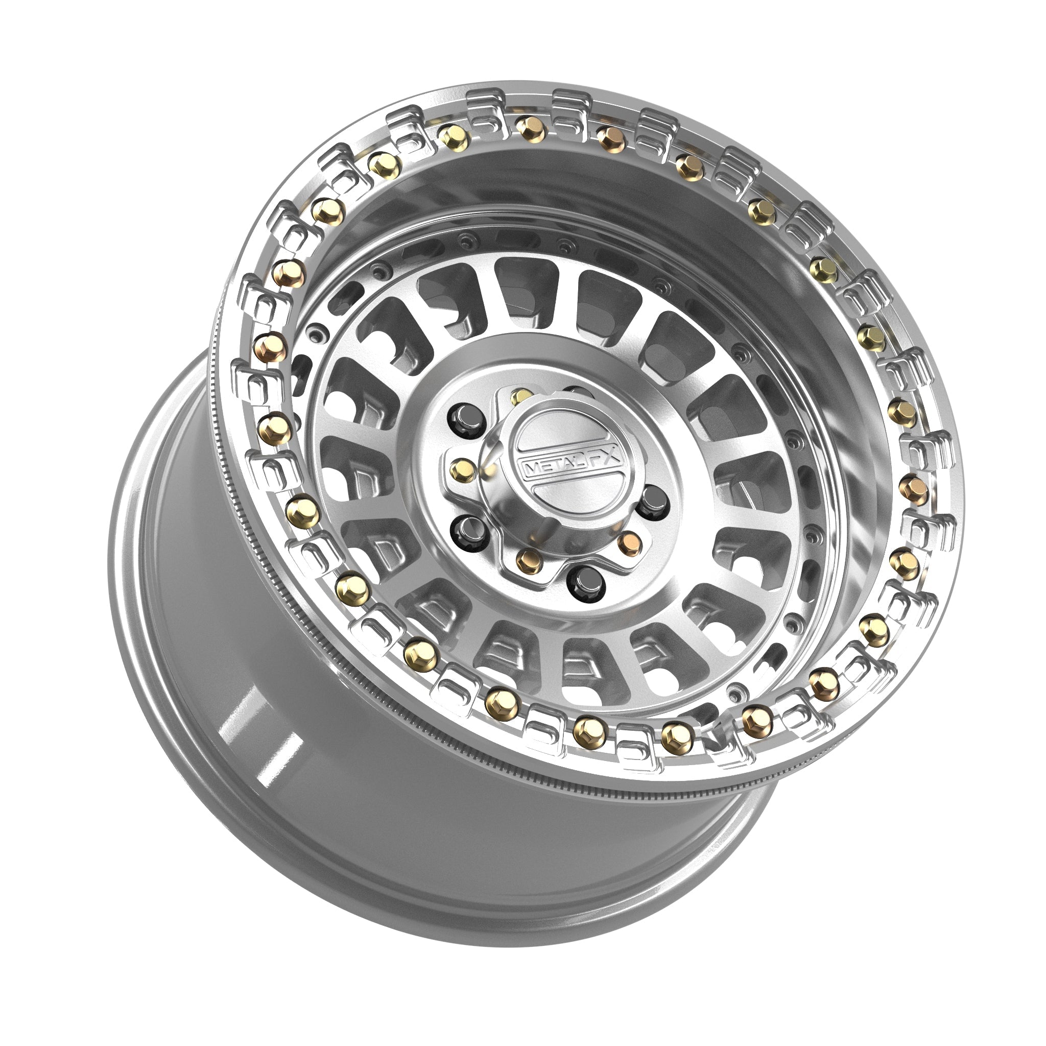 Sicario R Beadlock | Gloss Silver Machined
