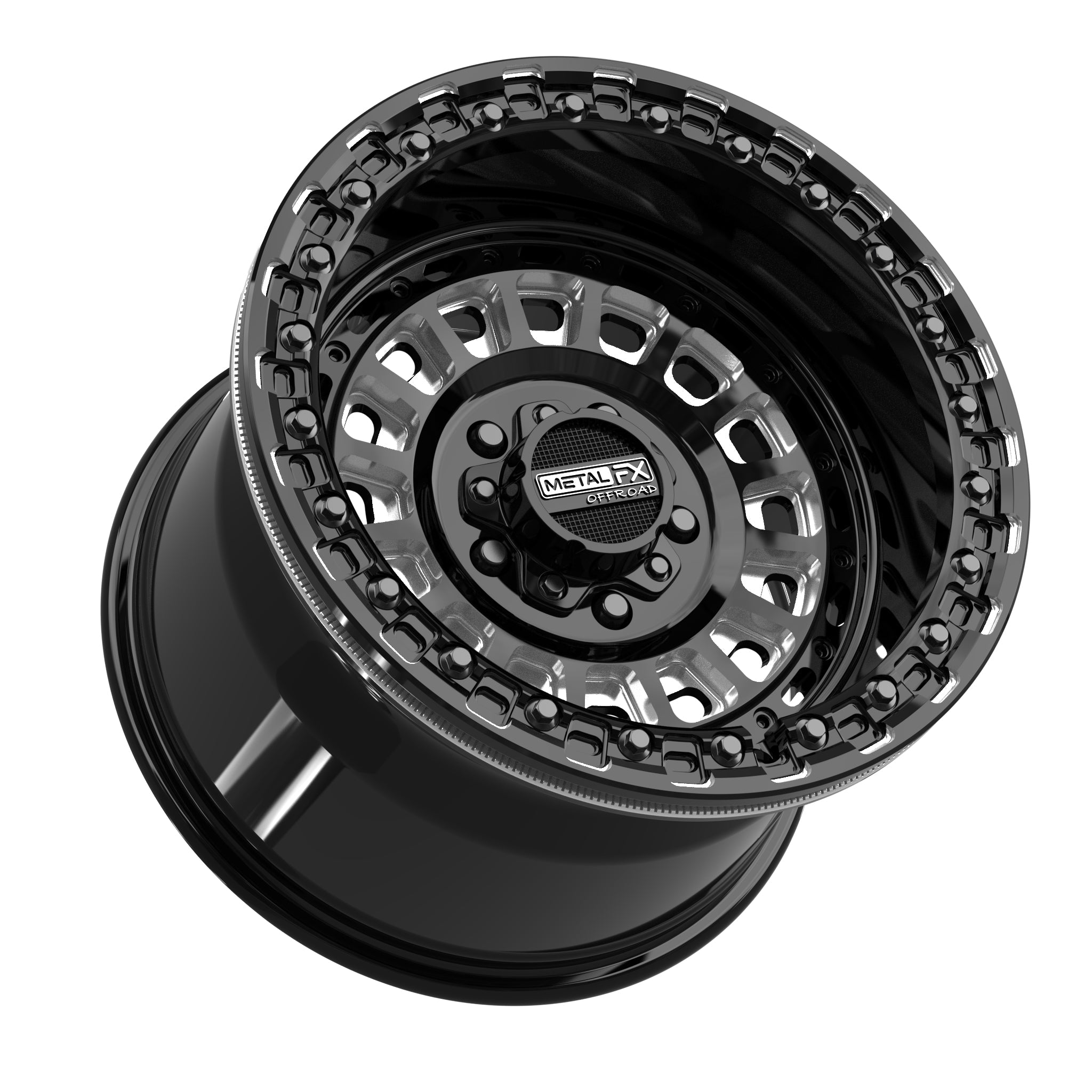 Sicario R Beadlock | Gloss Black Contrast Cut