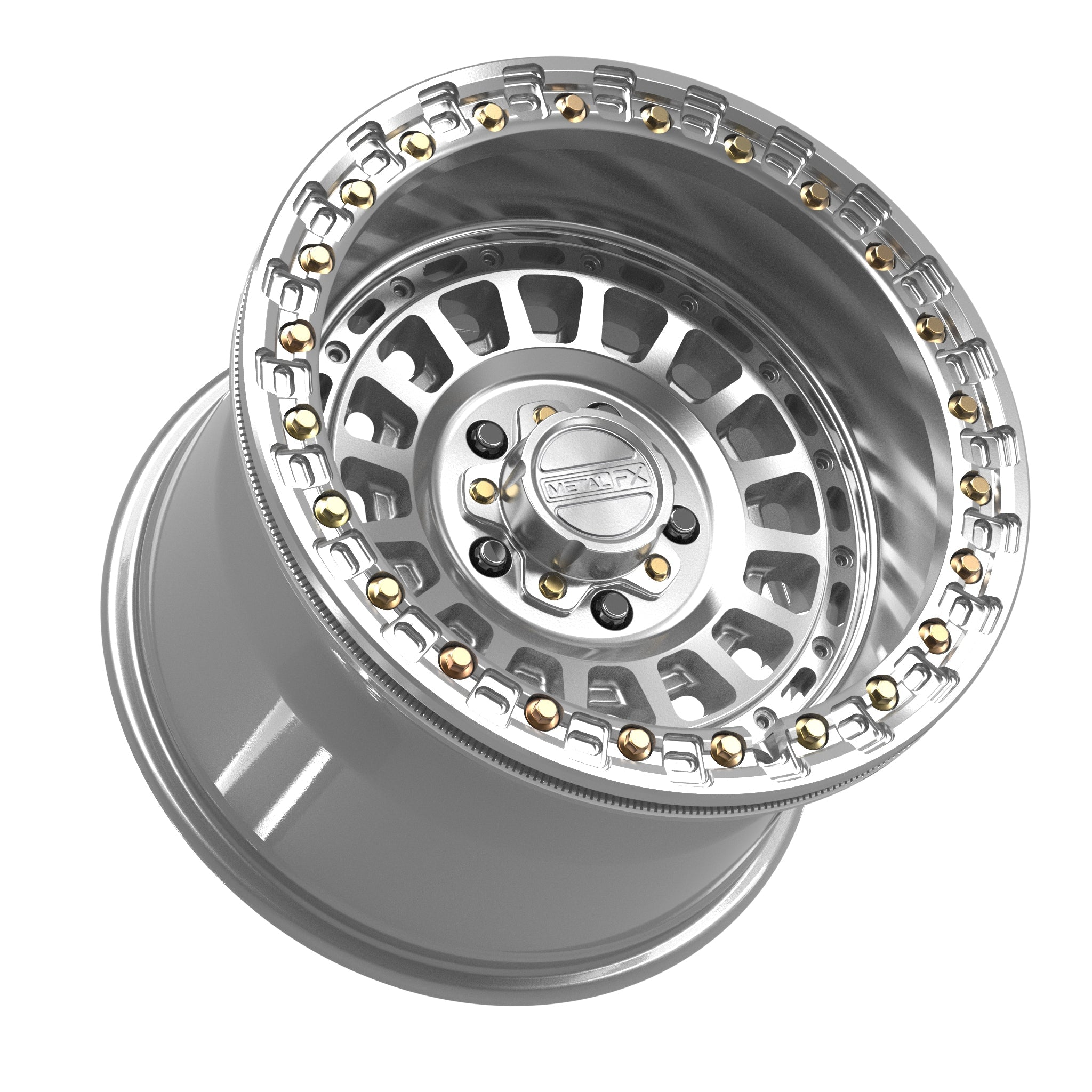 Sicario R Beadlock | Gloss Silver Machined
