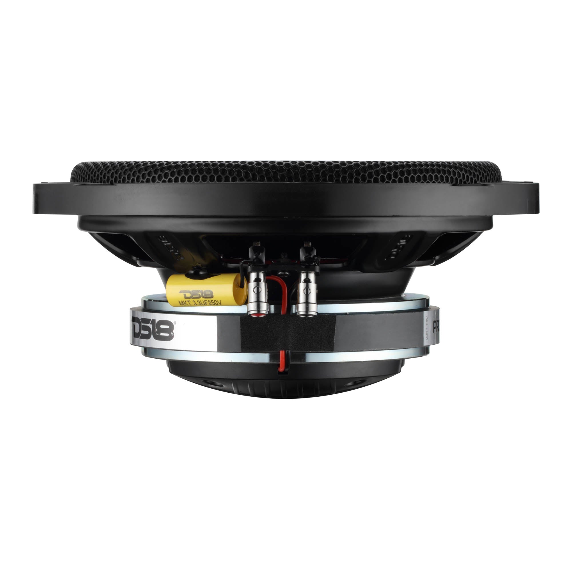 PRO 8" Shallow Coaxial Hybrid Mid-Range Loudspeaker with Built-in Driver | 200W RMS 4-Ohm