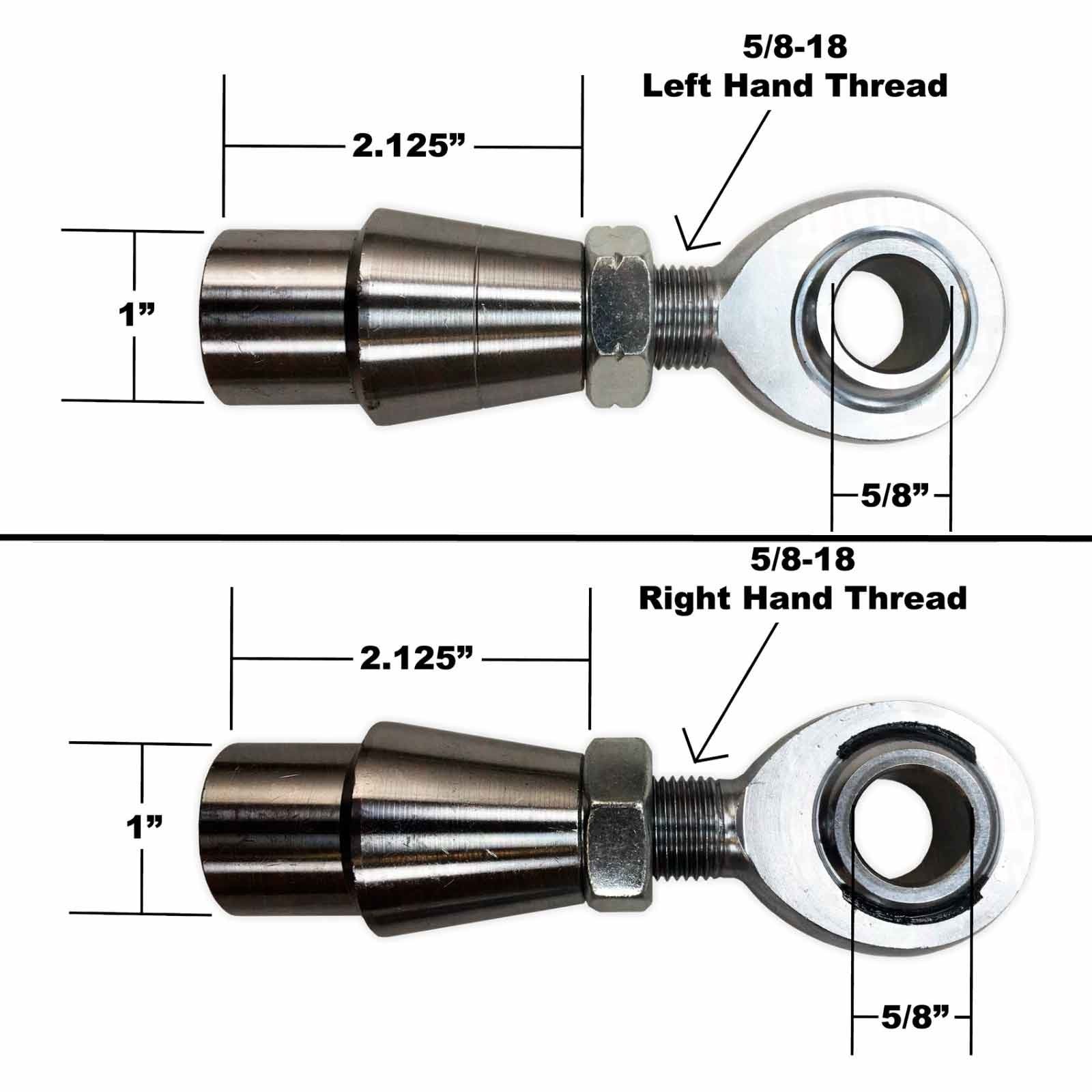 Panhard Bar Fab Kit -  5/8 Chromoly Heim - 1.25 OD Tubing