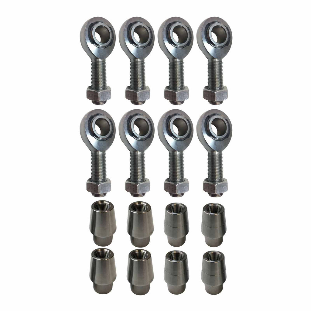 4 Link Rod End Kit - 5/8 Chromoly Heim - 1.25 OD Tubing